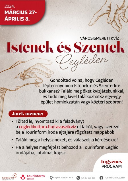 Istenek és Szentek Cegléden