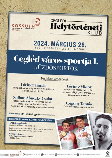 Cegléd város sportja I. - Küzdősportok