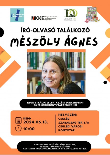 Író-olvasó találkozó: Mészöly Ágnes