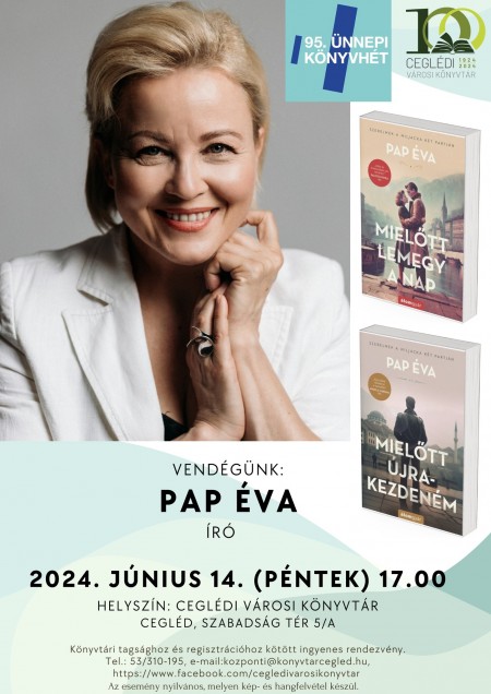 Író-olvasó találkozó: Pap Éva