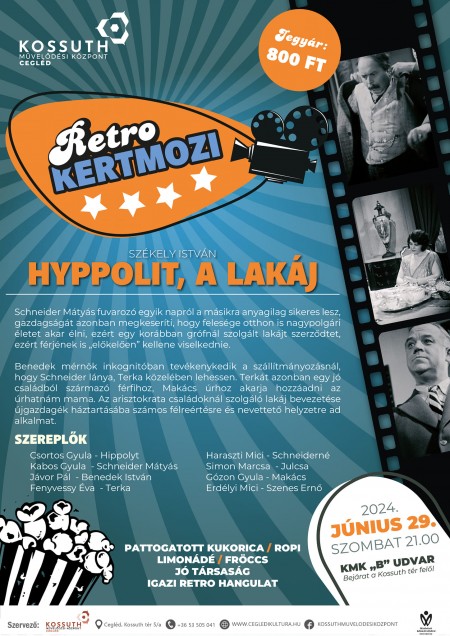 Retro kertmozi: Hyppolit, a lakáj