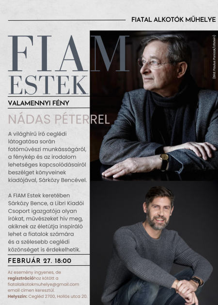 FIAM estek - Nádas Péterrel