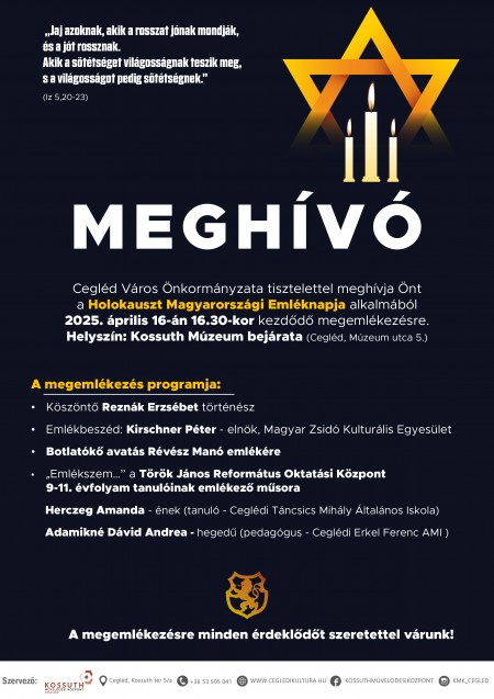 Holokauszt Emléknapja