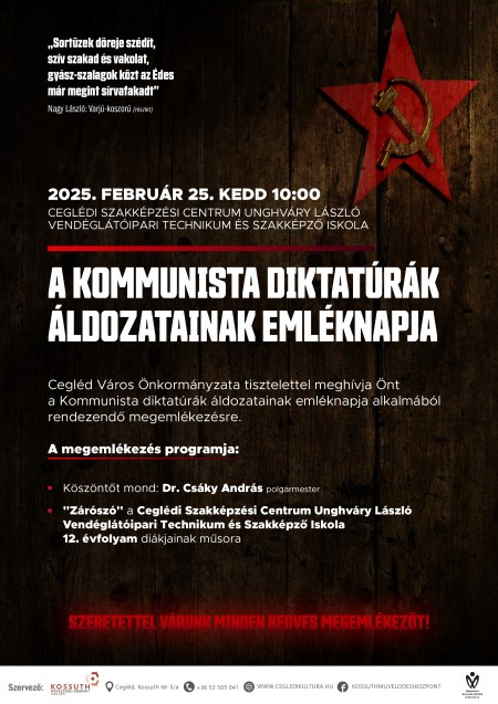 A kommunista diktatúrák áldozatainak emléknapja