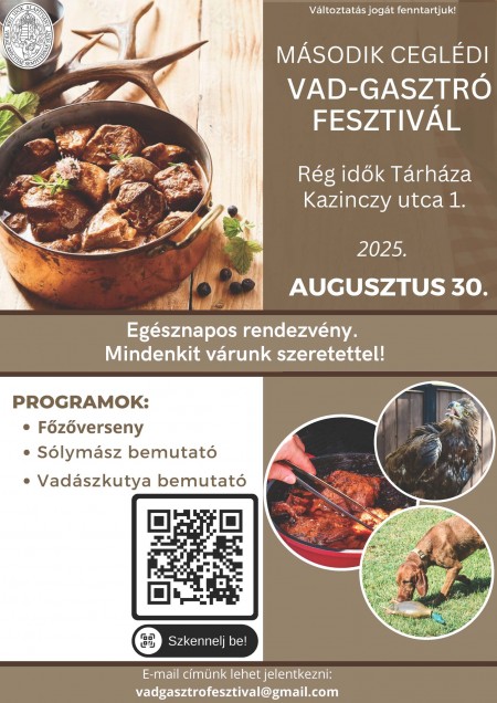 II. Ceglédi Vad-Gasztró Fesztivál