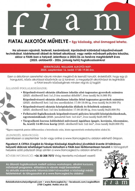 FIAM - Nulladik alkotói nap