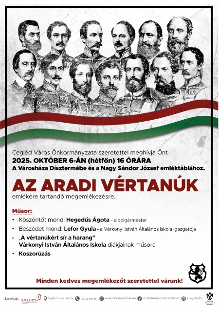 Aradi vértanúk megemlékezés