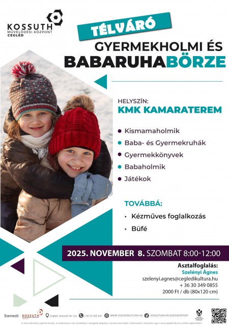 Télváró gyermekholmi és babaruhabörze