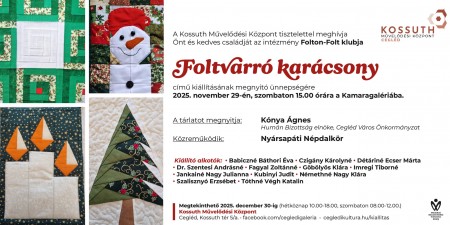 Foltvarró karácsony