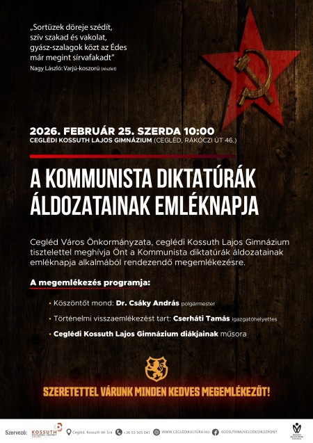 A kommunista diktatúrák áldozatainak emléknapja