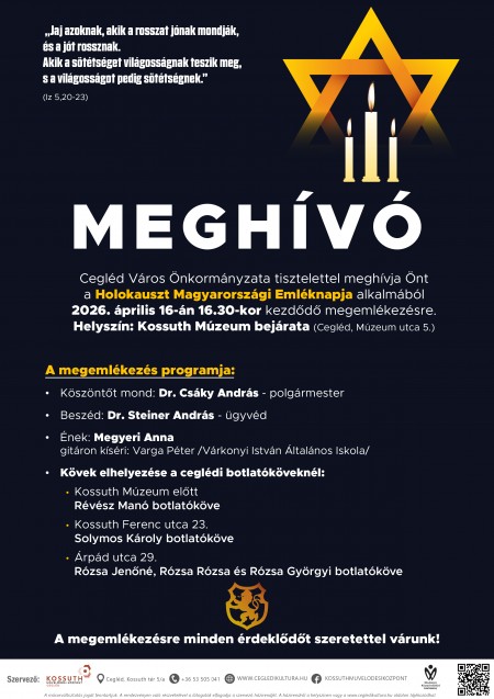 Holokauszt Magyarországi Emléknapja