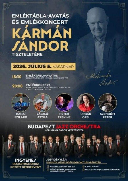 Emléktábla avatás és emlékkoncert