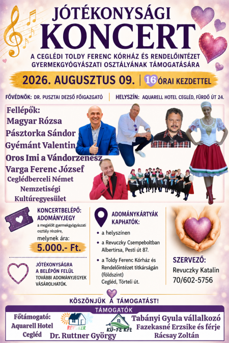 Jótékonysági koncert