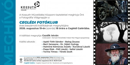 Ceglédi fotóklub kiállítás