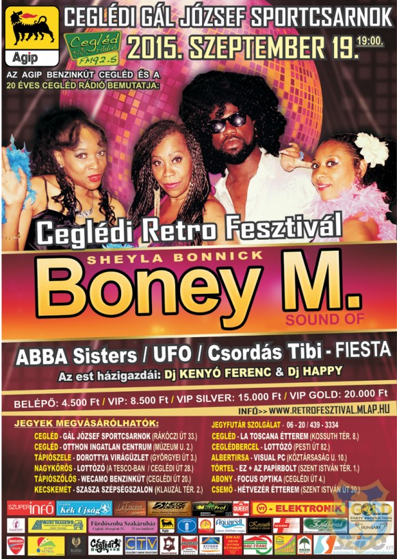 A BONEY M. CEGLÉDEN!