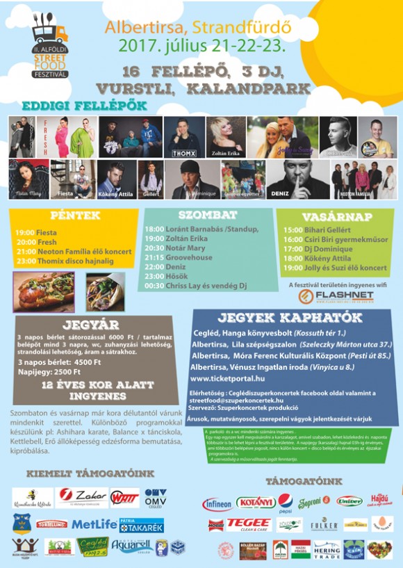 II. Alföldi Street Food Fesztivál - Albertirsa