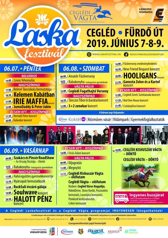 LASKAFESZTIVÁL 2019. JÚNIUS 7-8-9.
