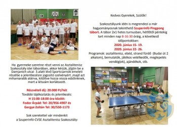 Nyári sporttáborok Cegléden