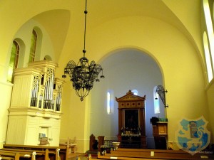 Az evangélikes Templom hires Bach orgonája