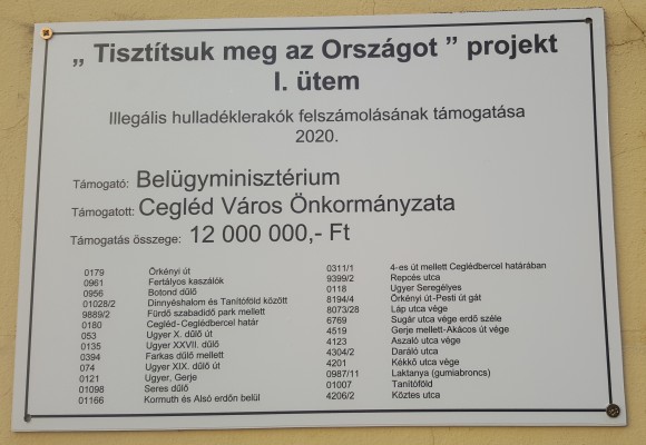 Tisztítsuk meg az országot