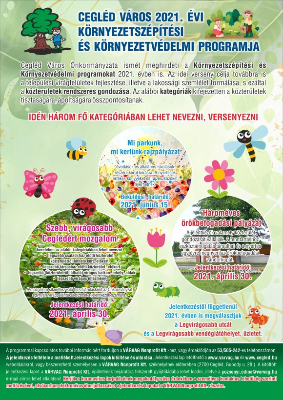 2021-es Környezetszépítési és Környezetvédelmi Program 2021-es Környezetszépítési és Környezetvédelmi Program