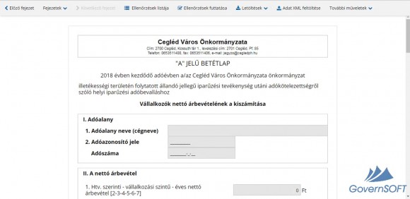 Telephely engedély kérelem nyomtatvány